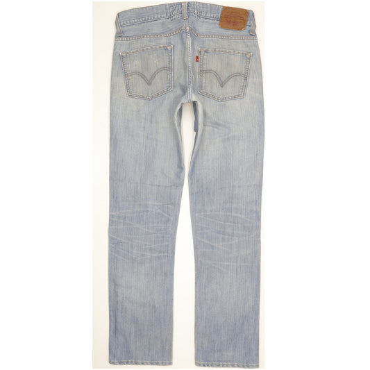 Levi's 511 Men Blue Straight Slim Jeans W34 L32