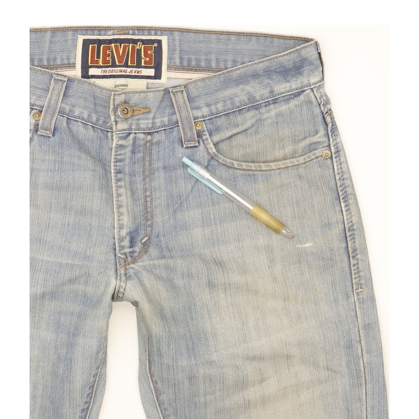 Levi's 511 Men Blue Straight Slim Jeans W34 L32