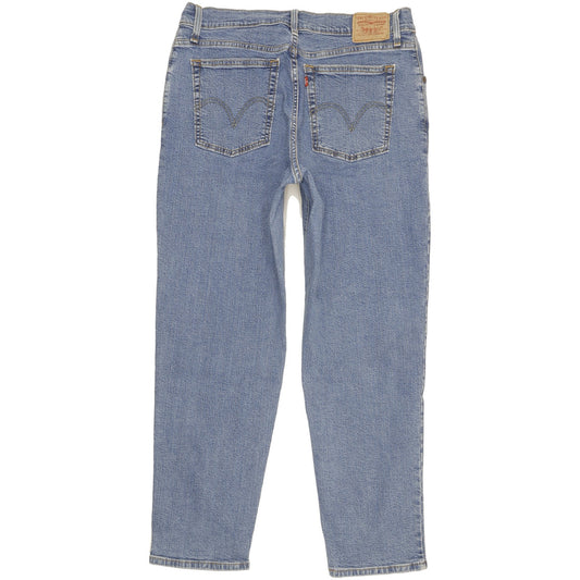 Levi's 550 Blue Tapered Relaxed Stretch Jeans High Waisted W33 L29