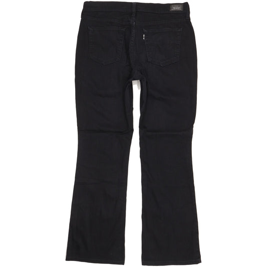 Levi's 515 Women Black Bootcut Slim Stretch Jeans W32 L31