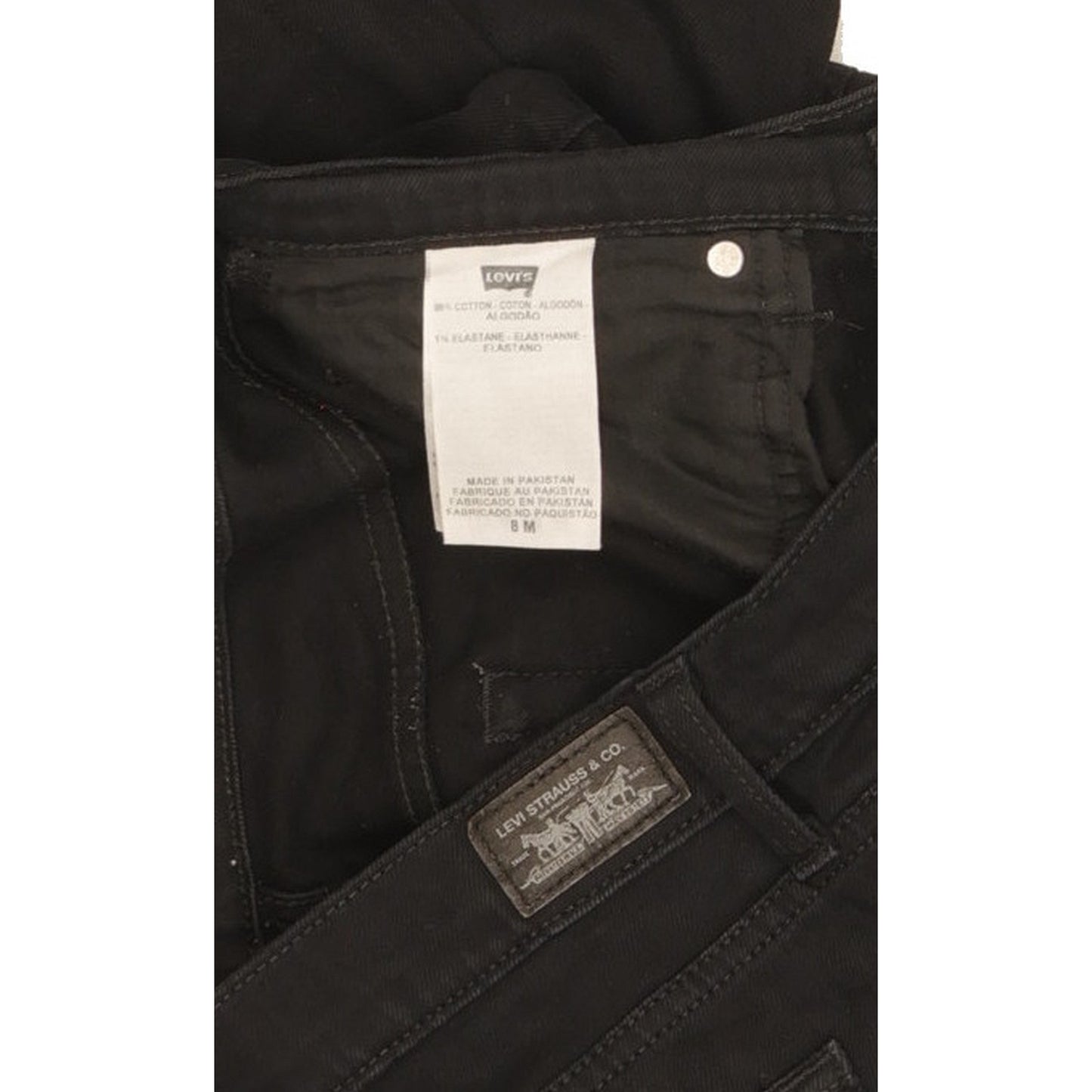 Levi's 515 Women Black Bootcut Slim Stretch Jeans W32 L31