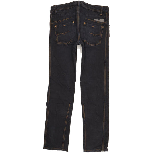 Diesel Darron Men Black Tapered Slim Jeans W32 L32