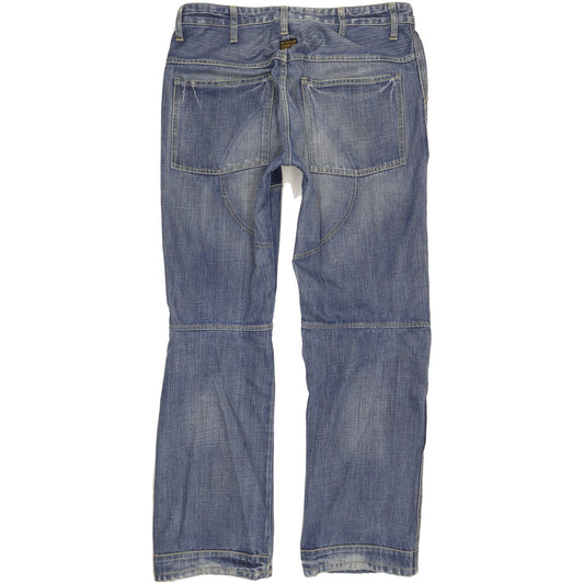 G-Star Elwood Men Blue Straight Regular Jeans W36 L34