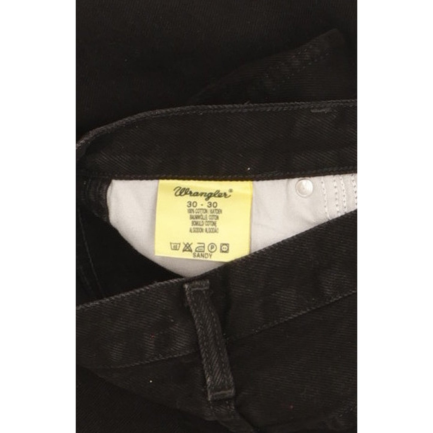 Wrangler Sandy Women Black Straight Regular Jeans W30 L30