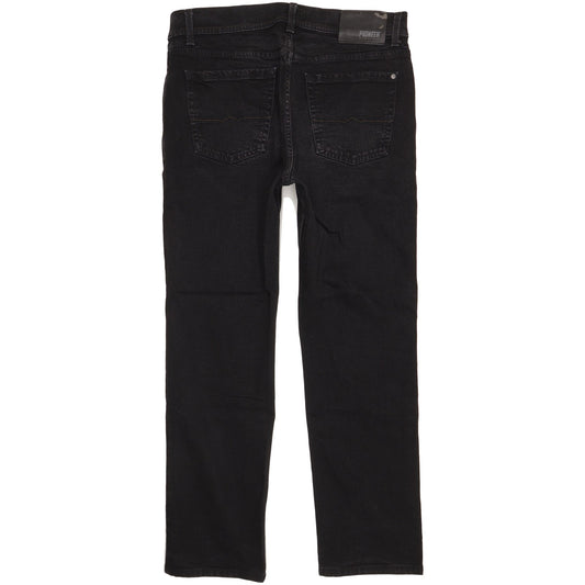 Pioneer Rando Men Black Straight Regular Stretch Jeans W32 L28