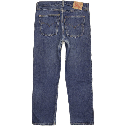 Levi's 521 Men Blue Straight Regular Jeans W36 L30