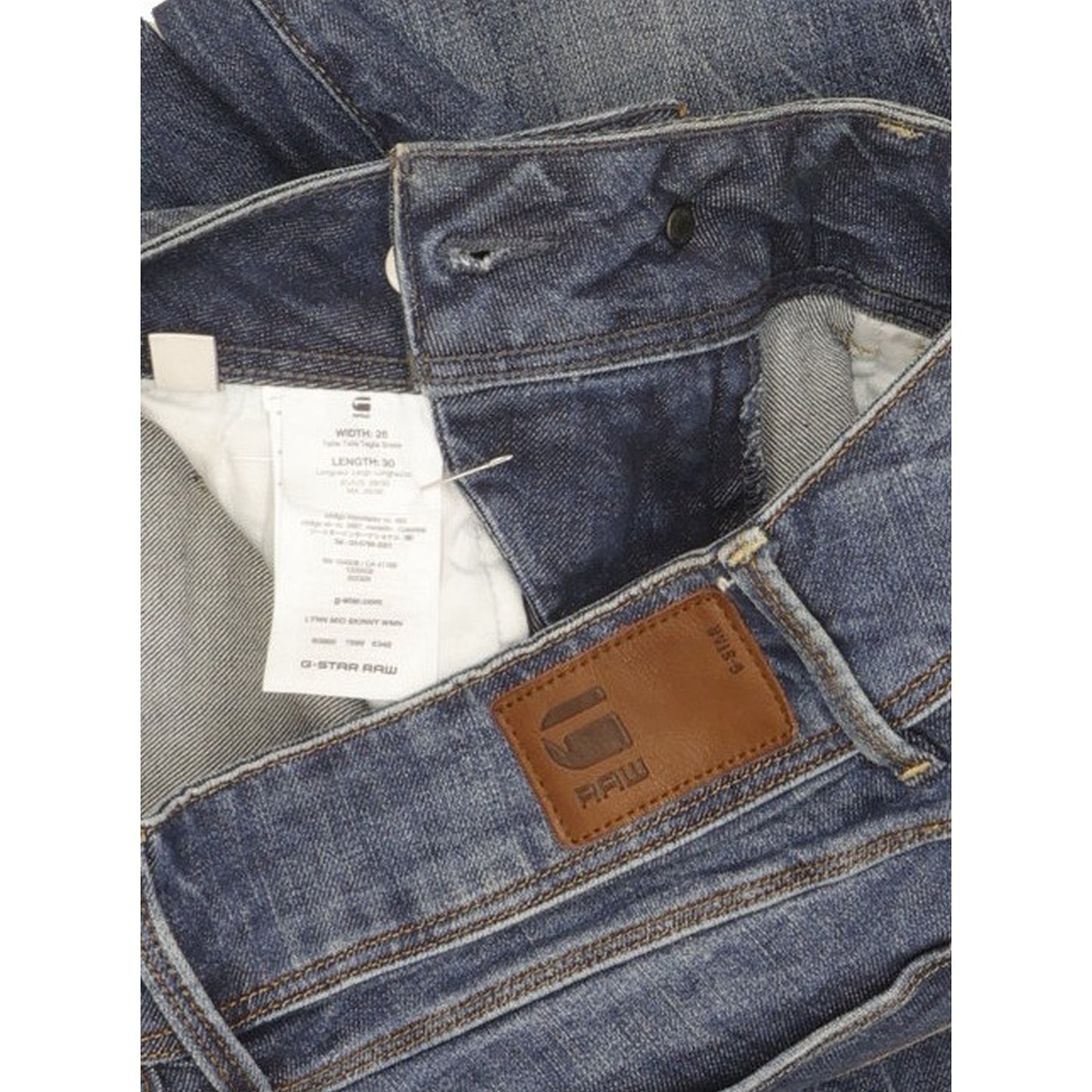 G-Star Lynn Women Blue Skinny Slim Stretch Jeans W26 L30