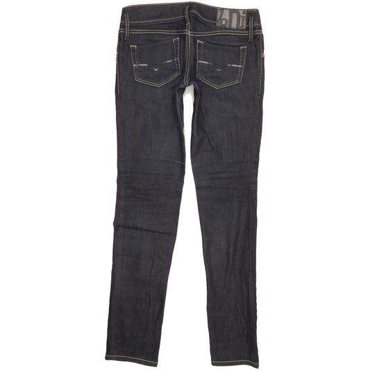 Diesel Matic Women Navy Skinny Slim Stretch Jeans W29 L33