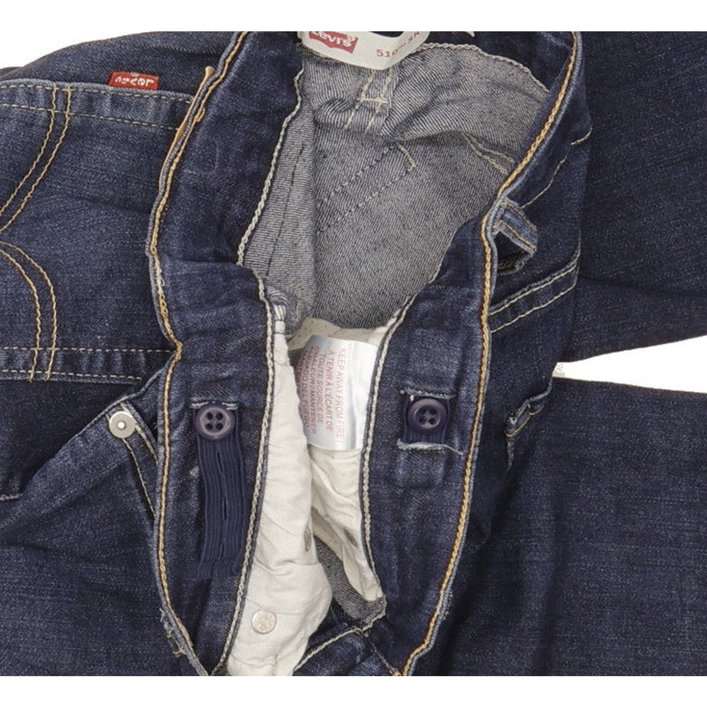 Levi's 510 Kids Blue Skinny Slim Stretch Jeans W28 L32