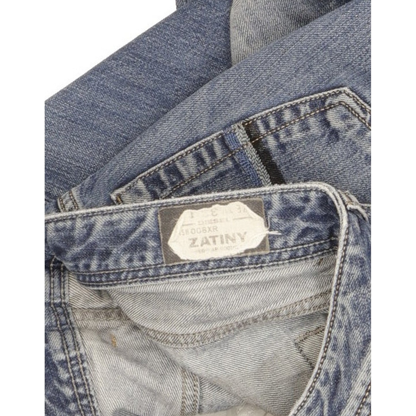 Diesel Zatiny Men Blue Bootcut Regular Jeans W33 L30