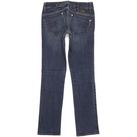 G-Star Midge Blue Straight Regular Jeans W27 L31