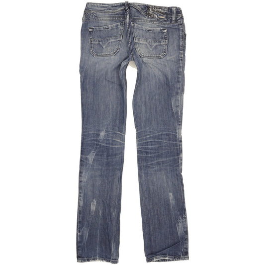 Diesel Lowky Women Blue Straight Slim Jeans W27 L32