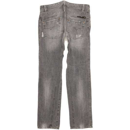 Diesel Darron Men Grey Tapered Slim Jeans W32 L32