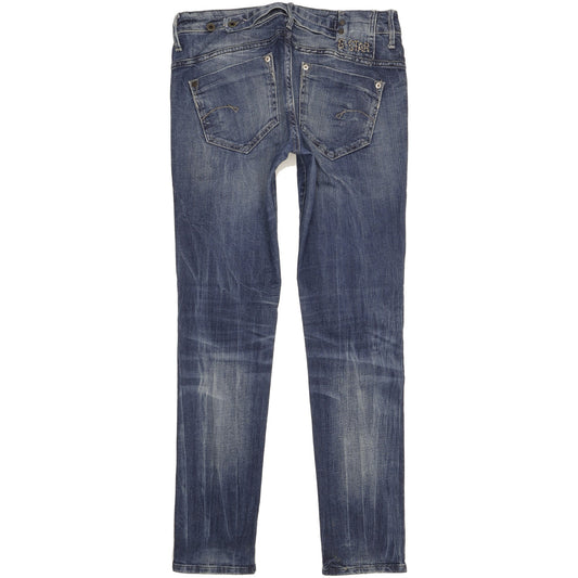 G-Star Midge Women Blue Skinny Slim Stretch Jeans W31 L32