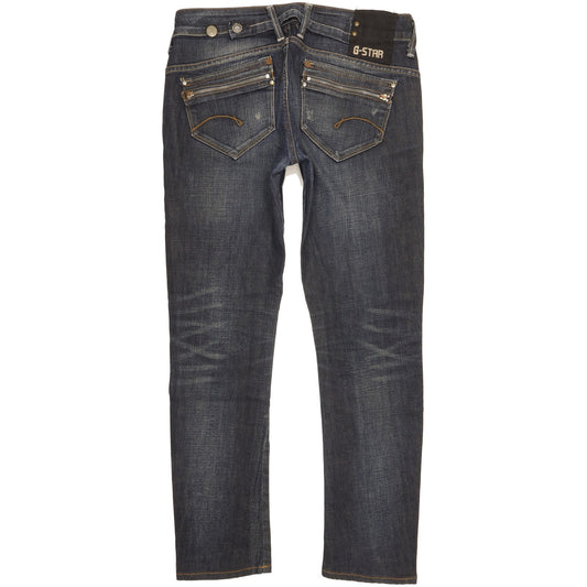 G-Star Women Blue Skinny Slim Stretch Jeans W29 L28