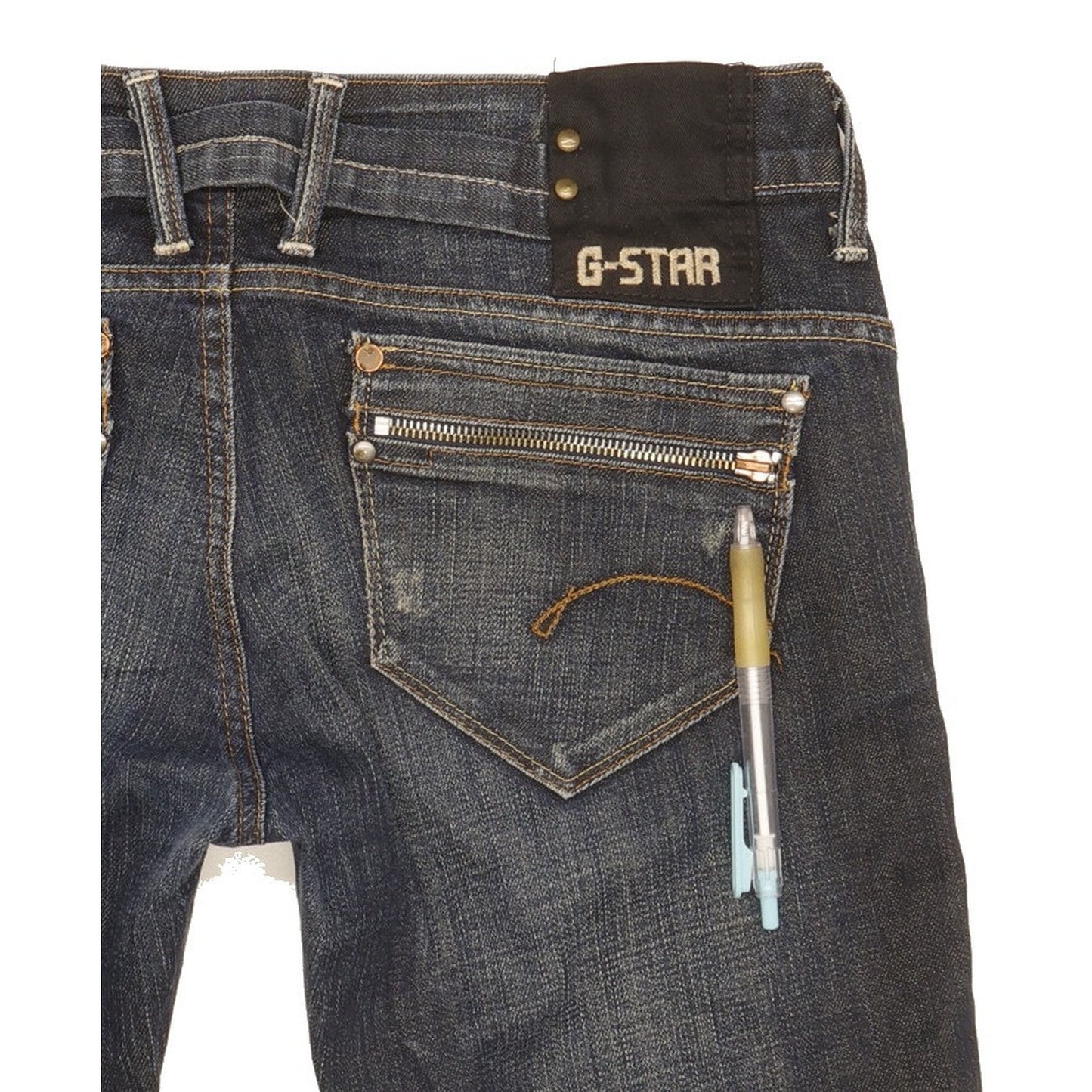 G-Star Women Blue Skinny Slim Stretch Jeans W29 L28