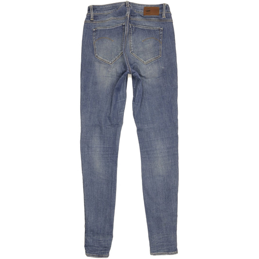 G-Star Shape Women Blue Skinny Slim Stretch Jeans W29 L32