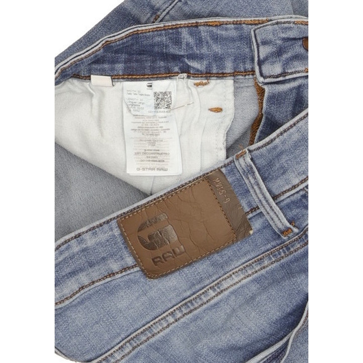 G-Star 3301 Deconstructed Men Blue Skinny Slim Stretch Jeans W32 L32
