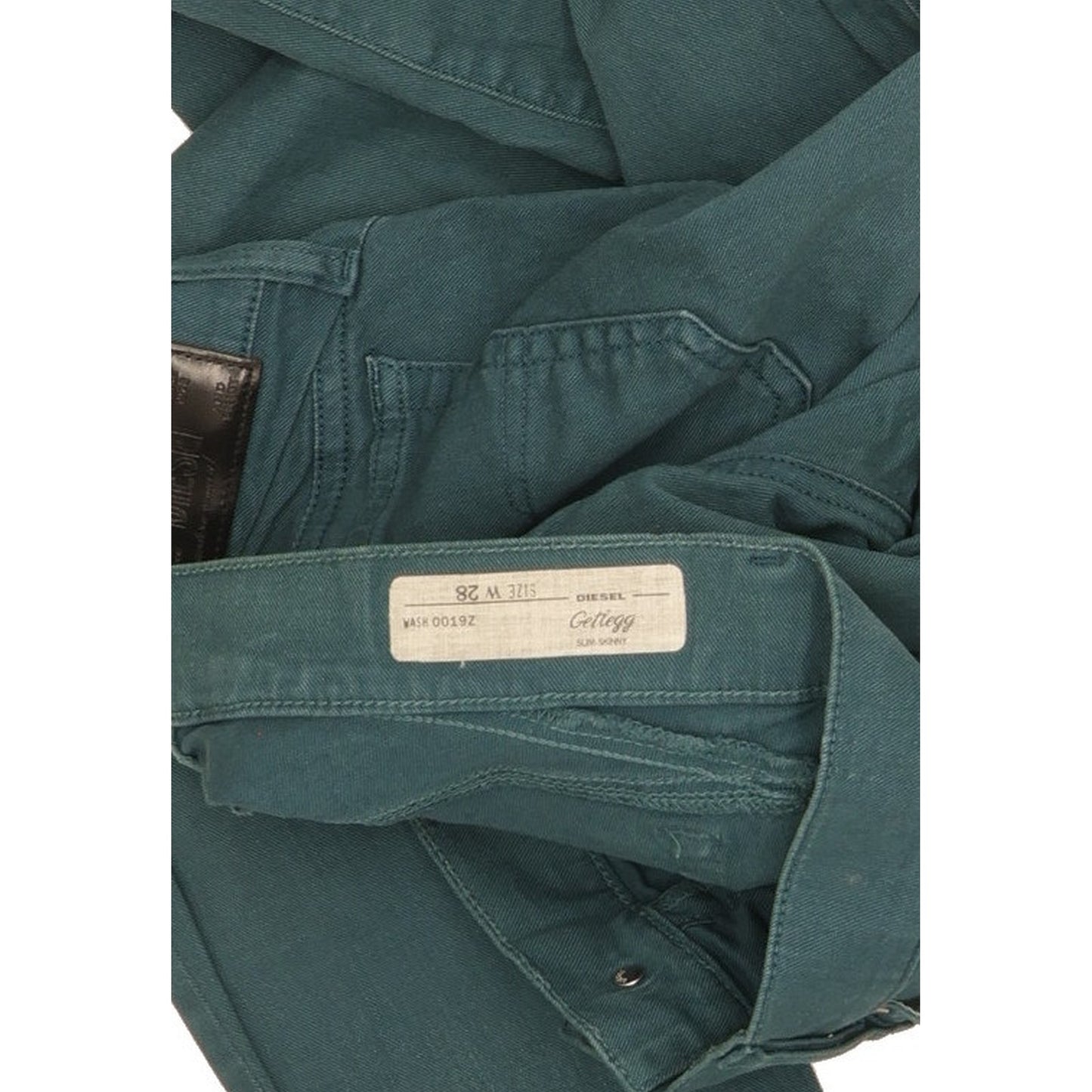 Diesel Getlegg Women Green Skinny Slim Stretch Jeans W28 L34
