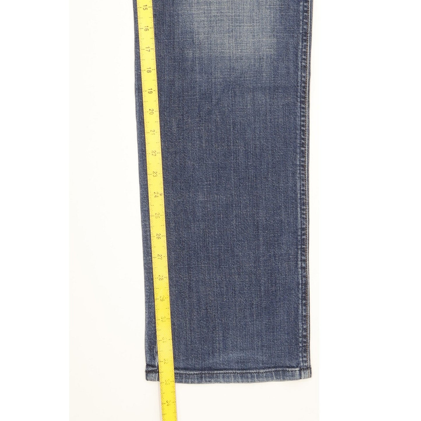 Wrangler Texas Men Blue Straight Regular Stretch Jeans W34 L33