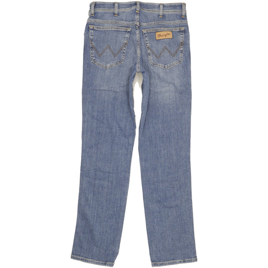 Wrangler Texas Men Blue Straight Regular Stretch Jeans W32 L34
