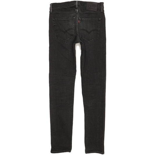 Levi's 512 Men Black Tapered Slim Stretch Jeans W30 L31