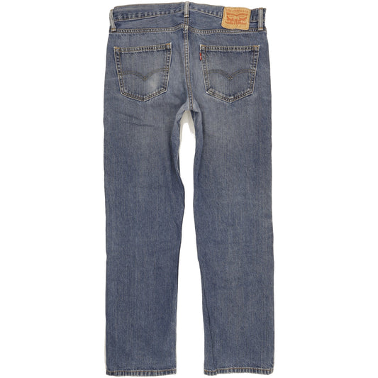 Levi's 504 Men Blue Straight Regular Jeans W34 L31