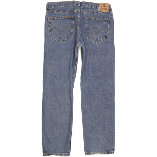 Levi's 505 Men Blue Straight Regular Jeans W36 L32