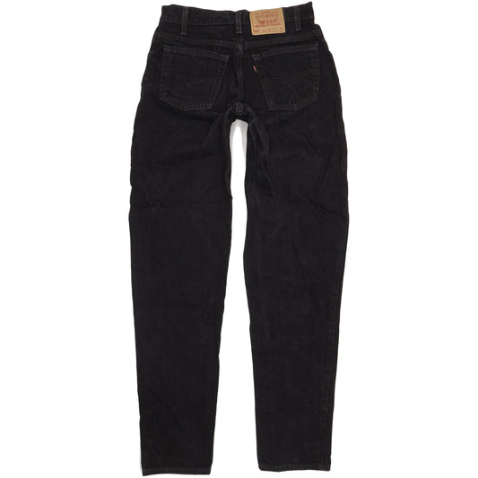 Levi's 560 Made in USA Men Black Tapered Loose Jeans W31 L36