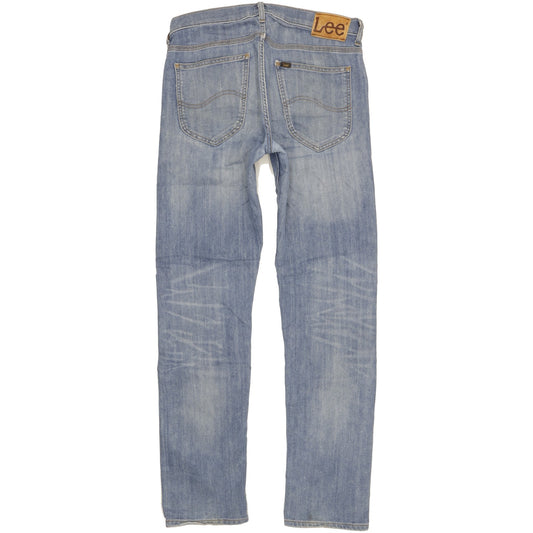 Lee Daren Men Blue Straight Slim Stretch Jeans W32 L32