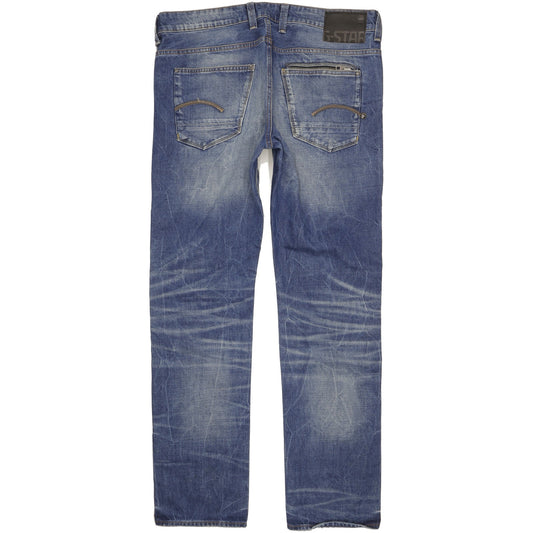 G-Star Attacc Men Blue Straight Regular Jeans W36 L34