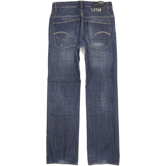 G-Star Yeld Men Blue Straight Loose Jeans W31 L34