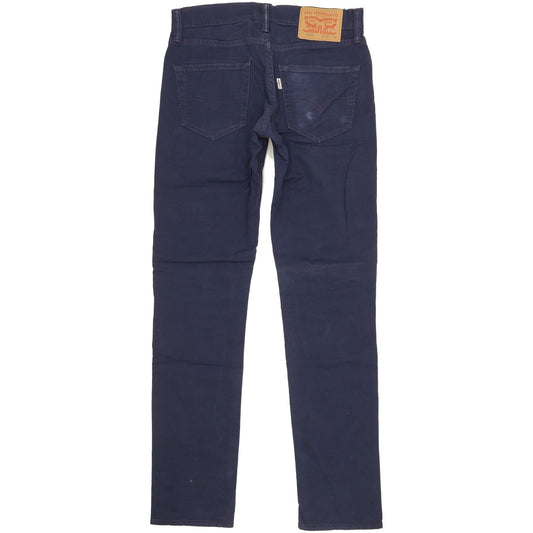 Levi's 511 Men Navy Straight Slim Stretch Jeans W28 L31
