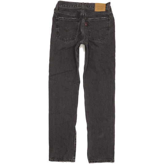 Levi's Moody Women Black Straight Slim Jeans W27 L32