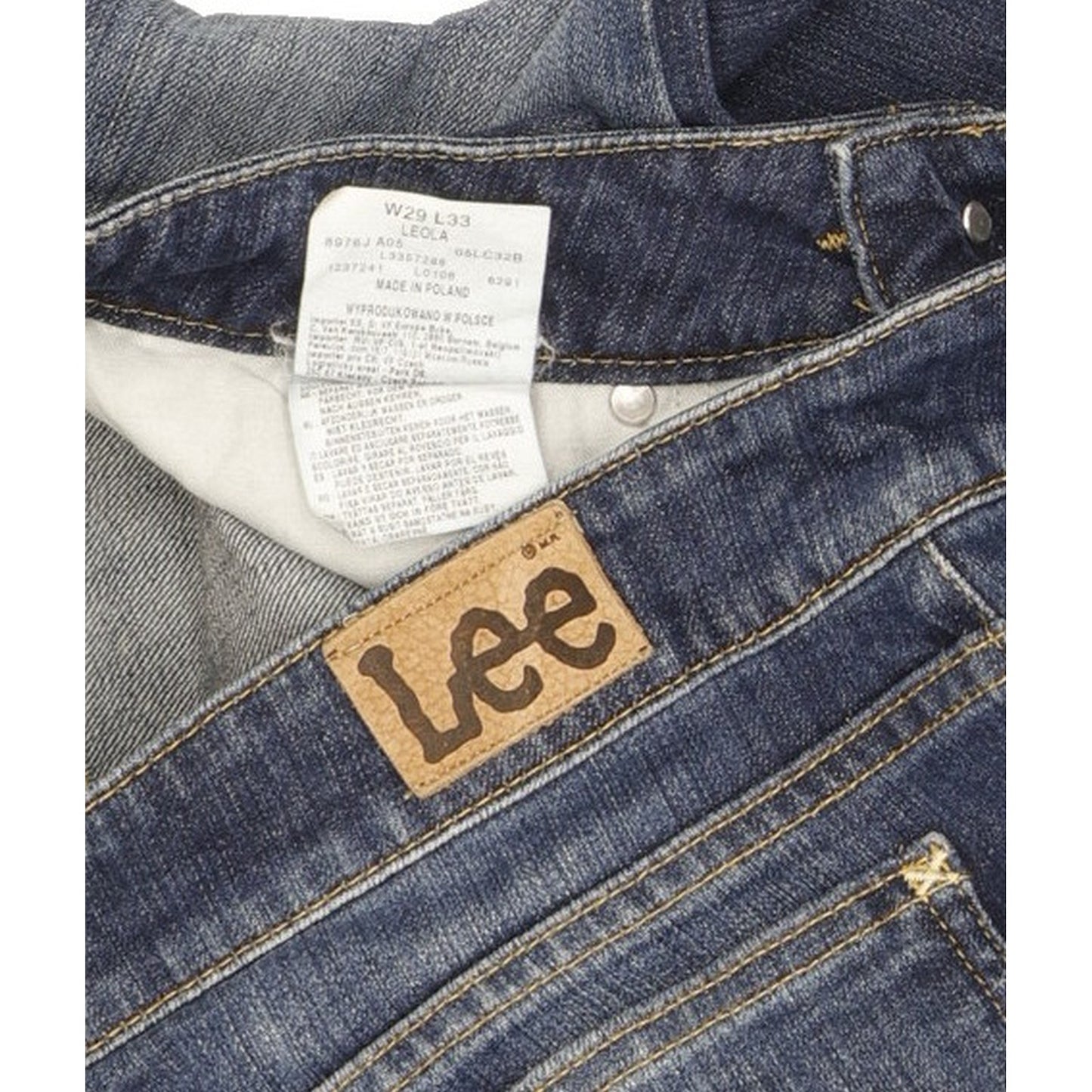 Lee Leola Women Blue Bootcut Slim Stretch Jeans W29 L33