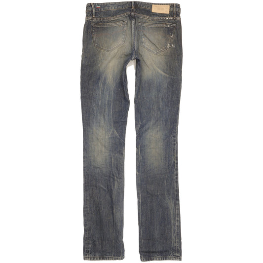 Diesel Myboy Men Blue Straight Slim Jeans W27 L34