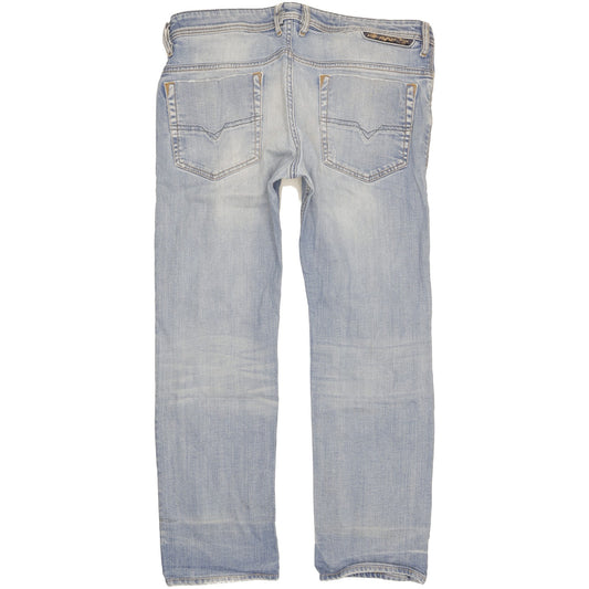 Diesel Safado Men Blue Straight Slim Stretch Jeans W34 L28