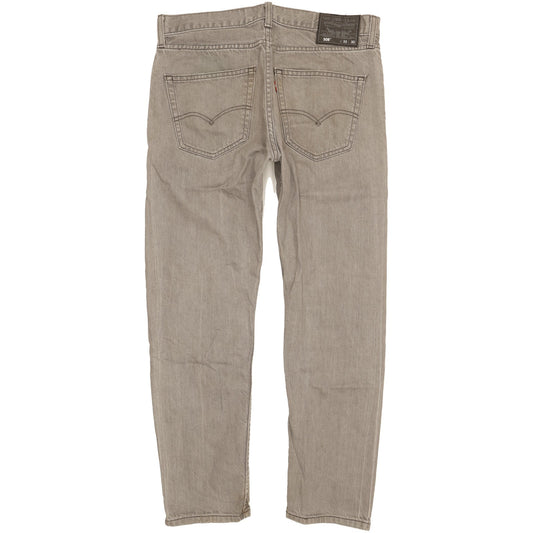 Levi's 508 Men Grey Tapered Slim Jeans W33 L29