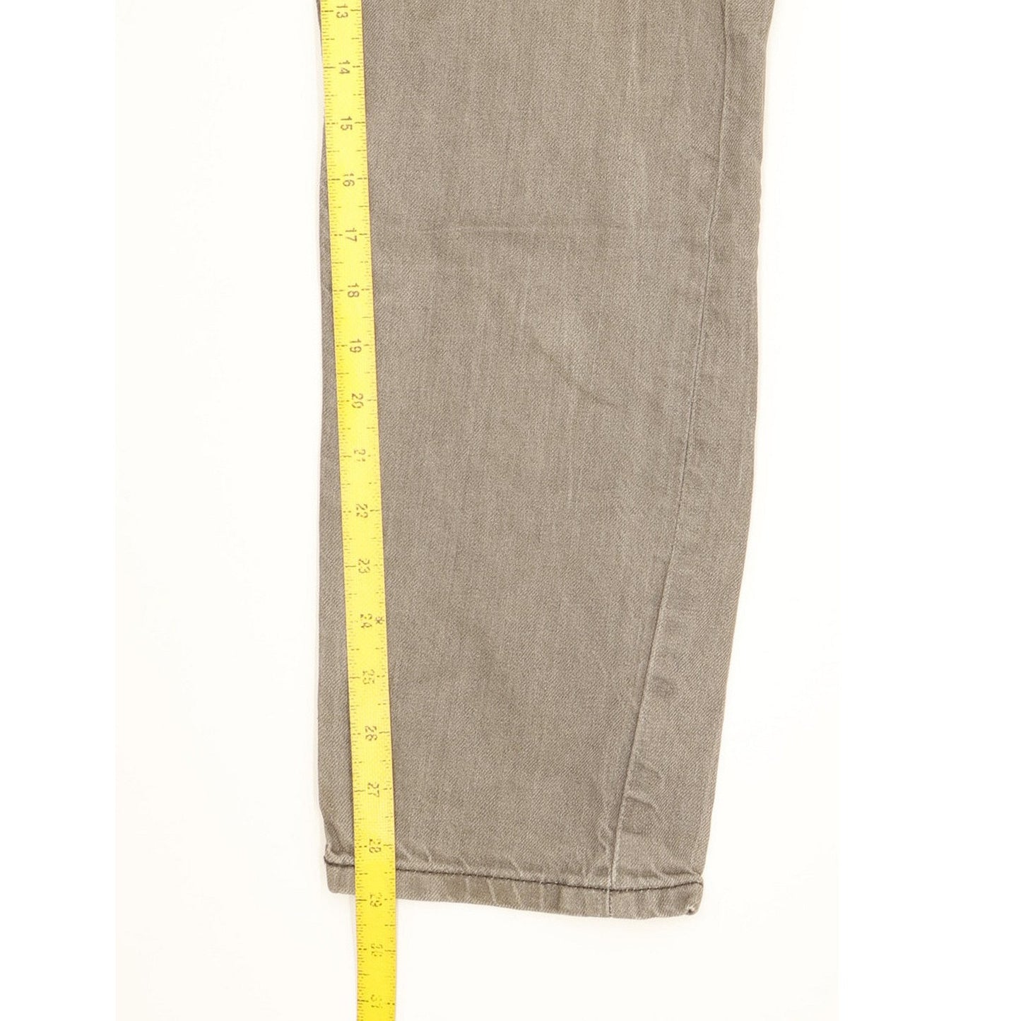 Levi's 508 Men Grey Tapered Slim Jeans W33 L29