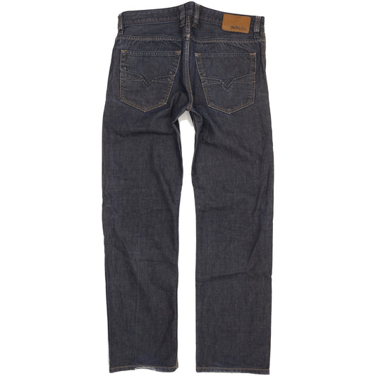 Diesel Larkee Men Navy Straight Relaxed Jeans W33 L32