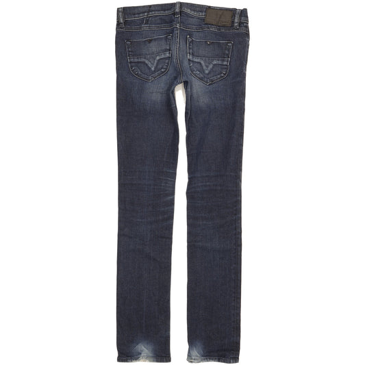 Diesel Livy Women Blue Skinny Slim Stretch Jeans W27 L32