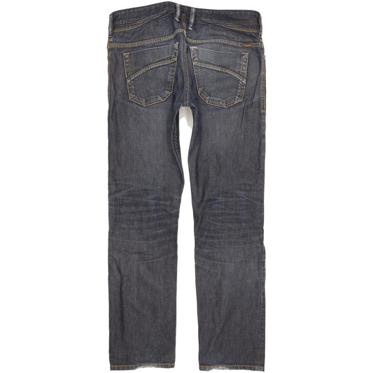Diesel Iakop Men Blue Tapered Slim Jeans W33 L31
