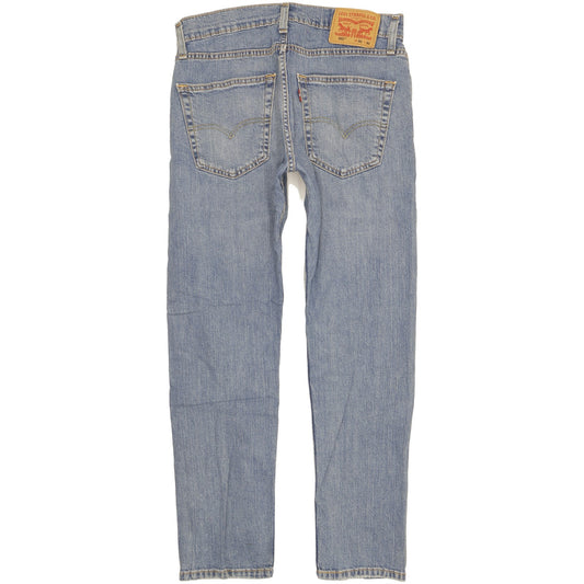 Levi's 502 Men Blue Tapered Regular Stretch Jeans W30 L29