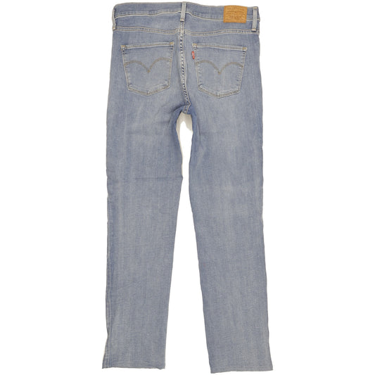 Levi's 312 Shaping Women Blue Straight Slim Stretch Jeans W30 L28