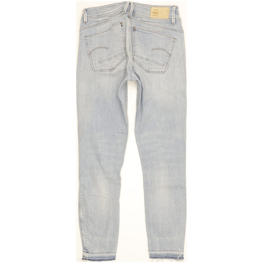 G-Star Lynn Women Blue Skinny Slim Stretch Jeans W28 L30