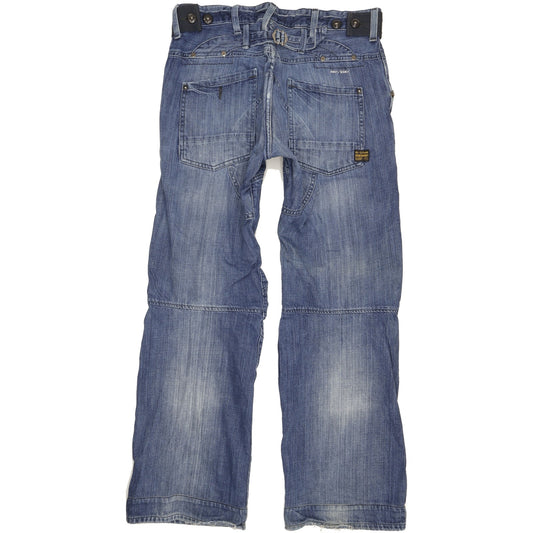 G-Star Storm Elwood Men Blue Straight Regular Jeans W33 L34