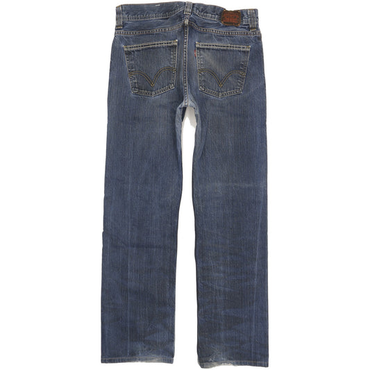 Levi's 506 Men Blue Straight Regular Jeans W34 L31