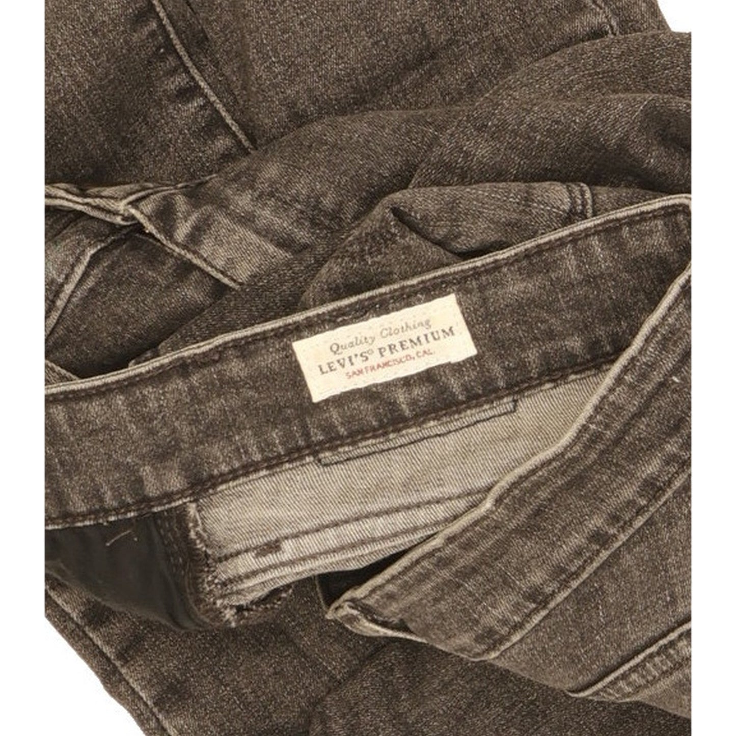 Levi's 721 Women Grey Skinny Slim Stretch Jeans W27 L32