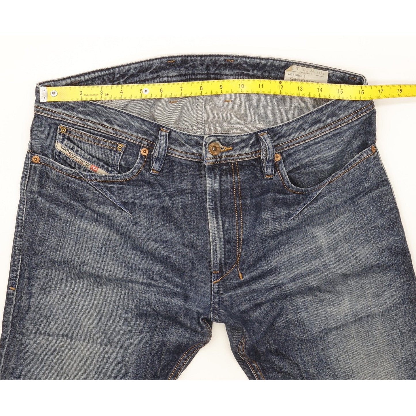 Diesel Shioner Men Blue Skinny Slim Jeans W32 L32