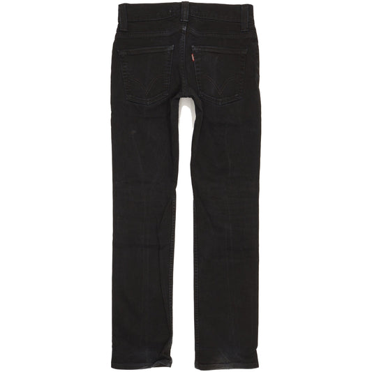 Levi's 511 Men Black Straight Slim Stretch Jeans W30 L31